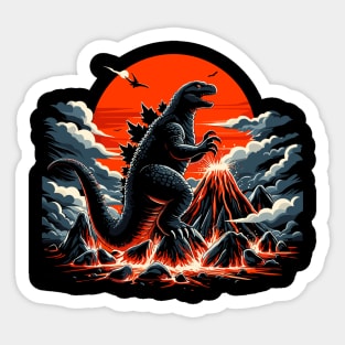 Godzilla Sticker